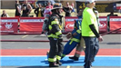 Blue Team Firefighter Hauling a Rescue Dummy 2